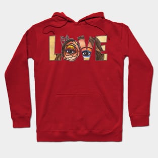 Women's Valentines Day | Love  artwork print Hoodie